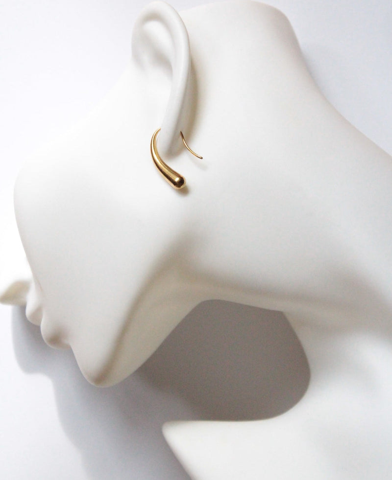 Kaede |  Tear Drops Earrings Gold