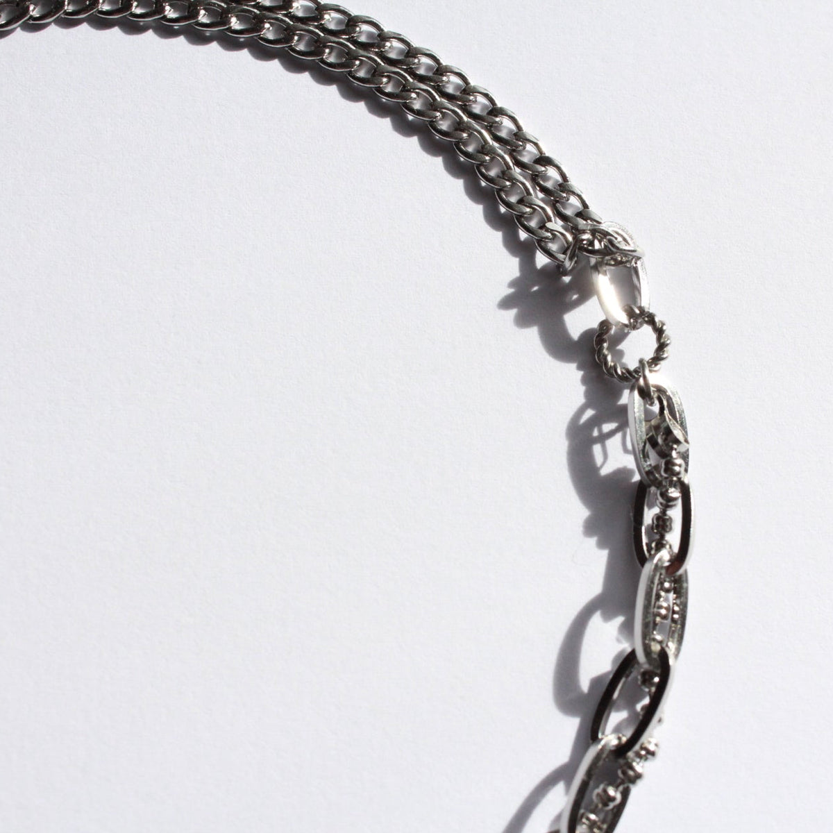 Miyu  |  2 Ways Chain Necklace Silver
