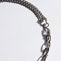 Miyu  |  2 Ways Chain Necklace Silver