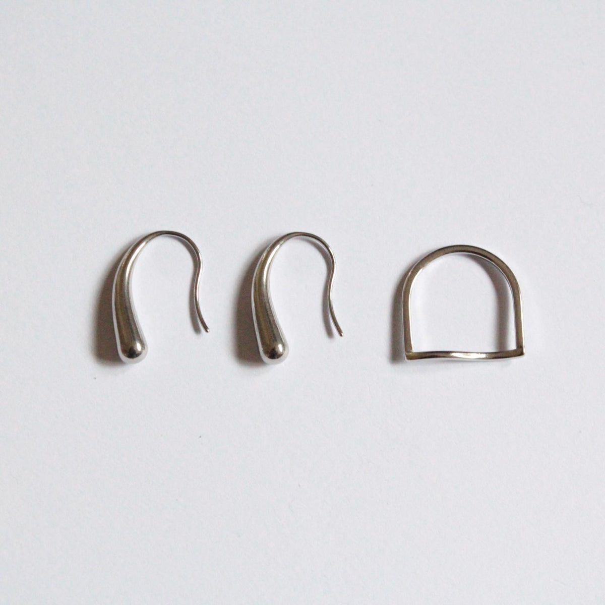 Kaede |  Tear Drops Earrings Silver
