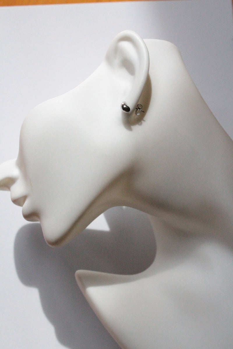 Aoi |  Tear Drops Earrings Silver