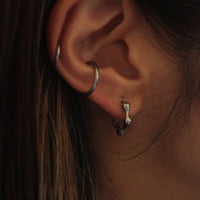 Ponde  |  Hoop Earrings Silver
