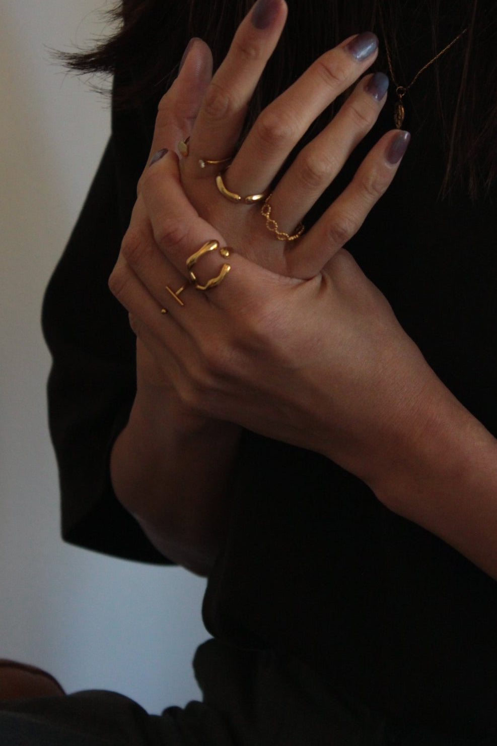 Seri  |  Line Open Ring Gold