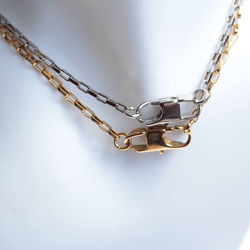 Yoshino  |  Box Chain Necklace Silver