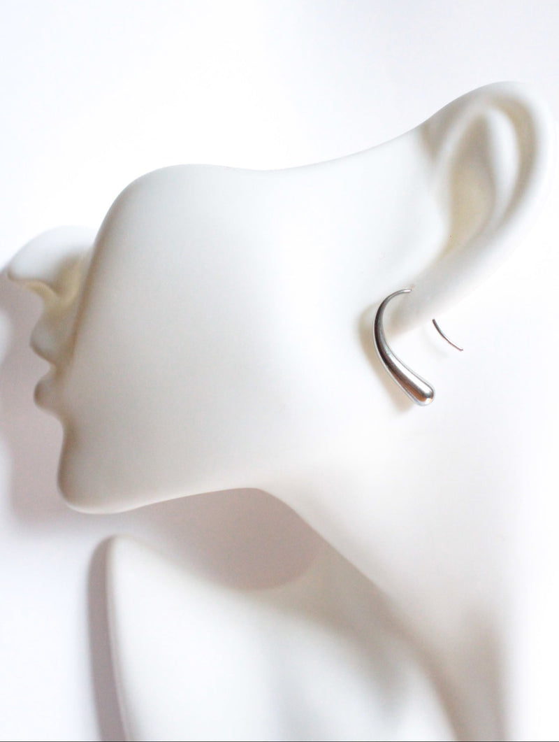 Kaede |  Tear Drops Earrings Silver