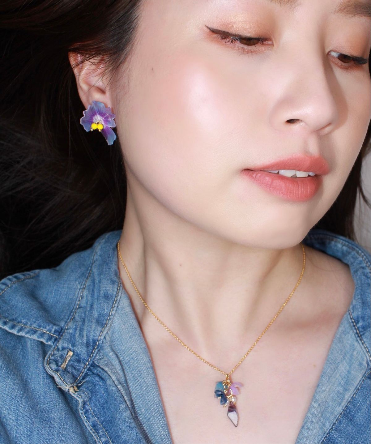 CHŌ CHŌ Earrings (Crème Brûlée) Hypoallergnenic