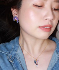 CHŌ CHŌ Earrings (Crème Brûlée) Hypoallergnenic