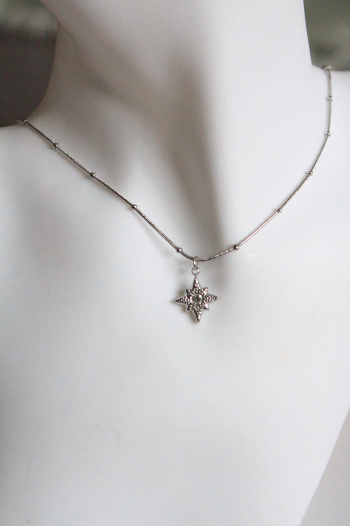 Hikari  |  Star Charm Necklace Silver