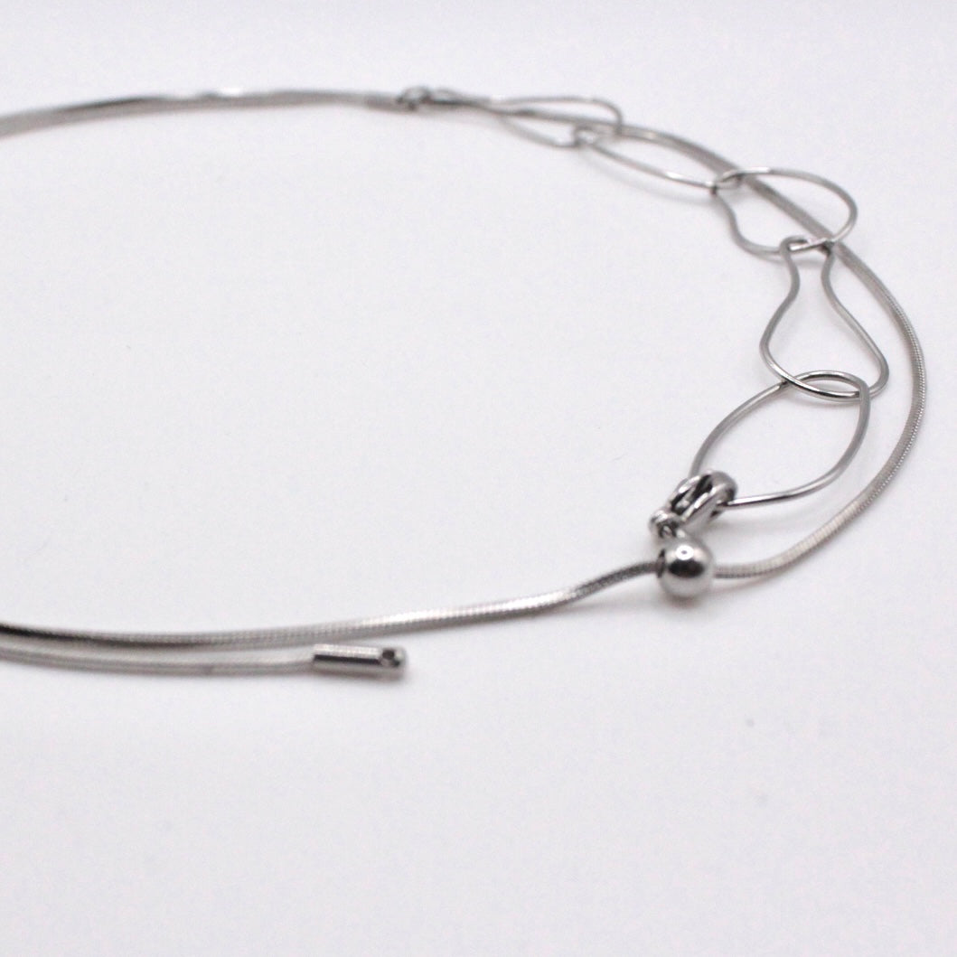 Yone  |  Long Necklace Silver