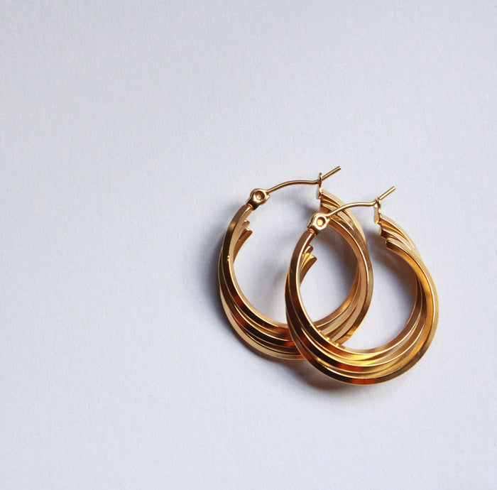 Toki  |  Hoop Earrings Gold