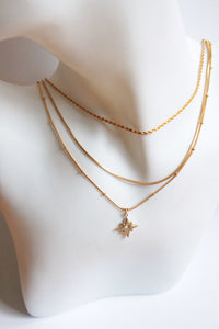 Hikari  |  Star Charm Necklace Gold