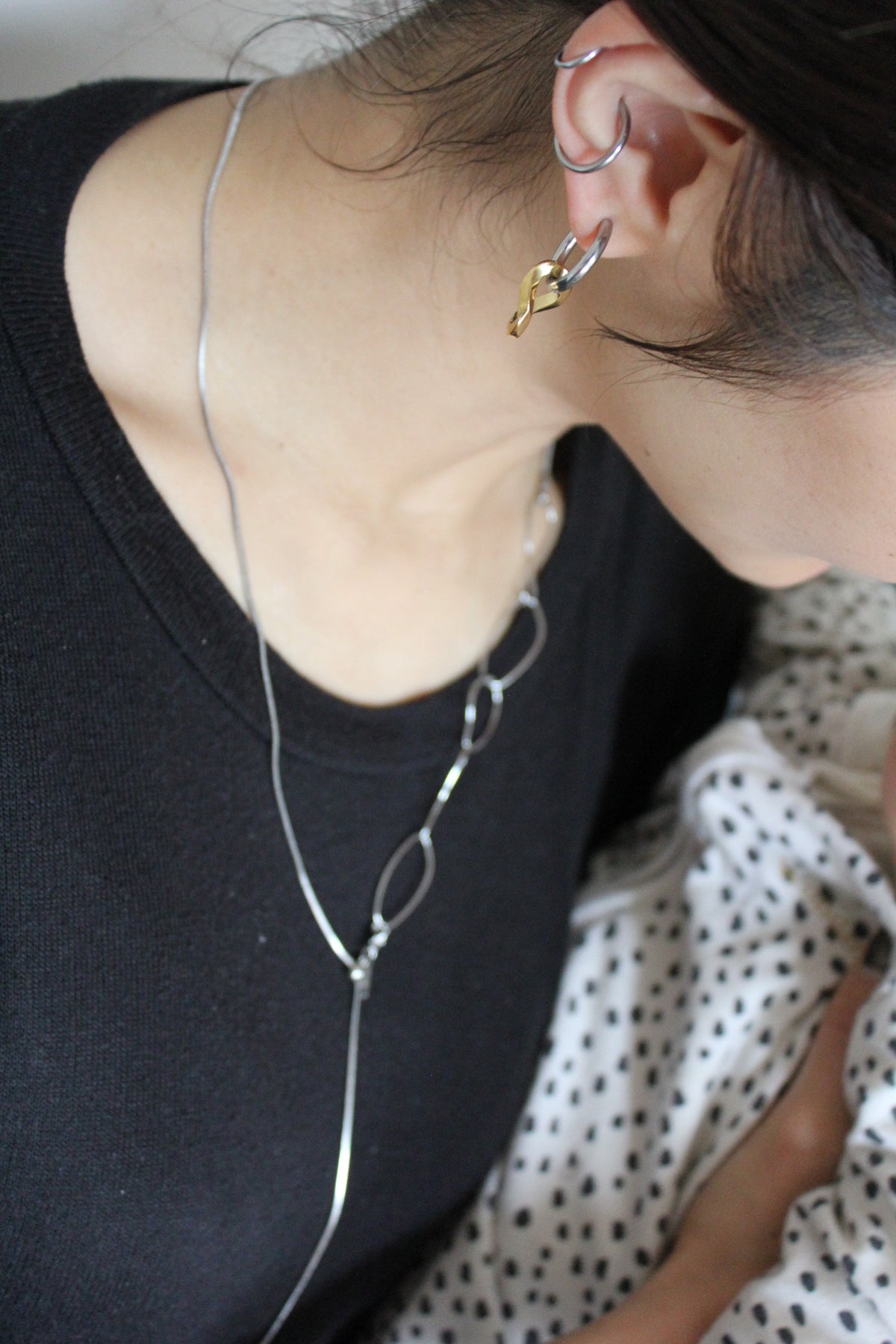Yone  |  Long Necklace Silver