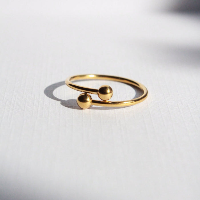 ball gold ring waterproof 