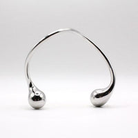 Bold Namiki drop ball statement bangle rhodium plated made in japan daily wear 