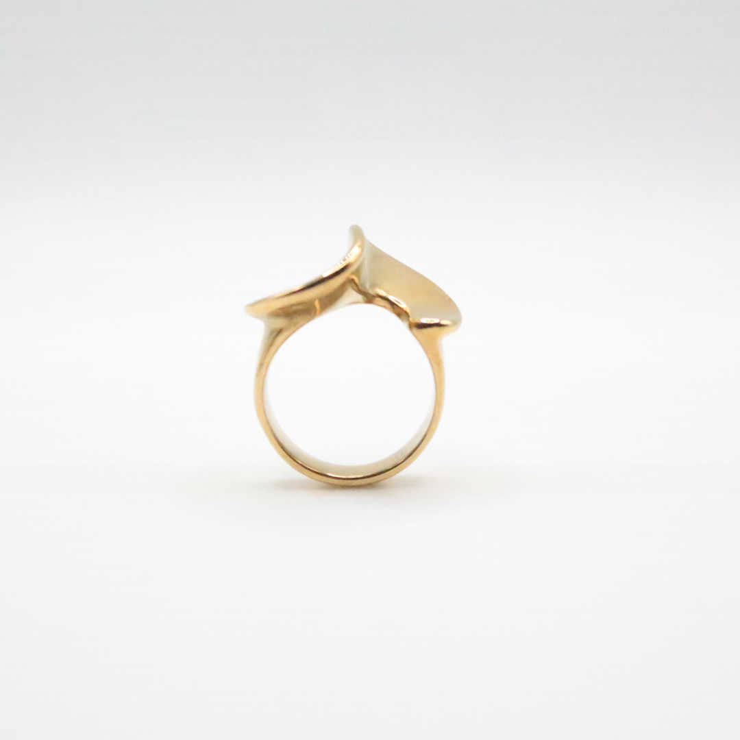 Frill Ring Gold - 24K Gold plated, Hypoallergenic