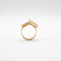 Frill Ring Gold - 24K Gold plated, Hypoallergenic