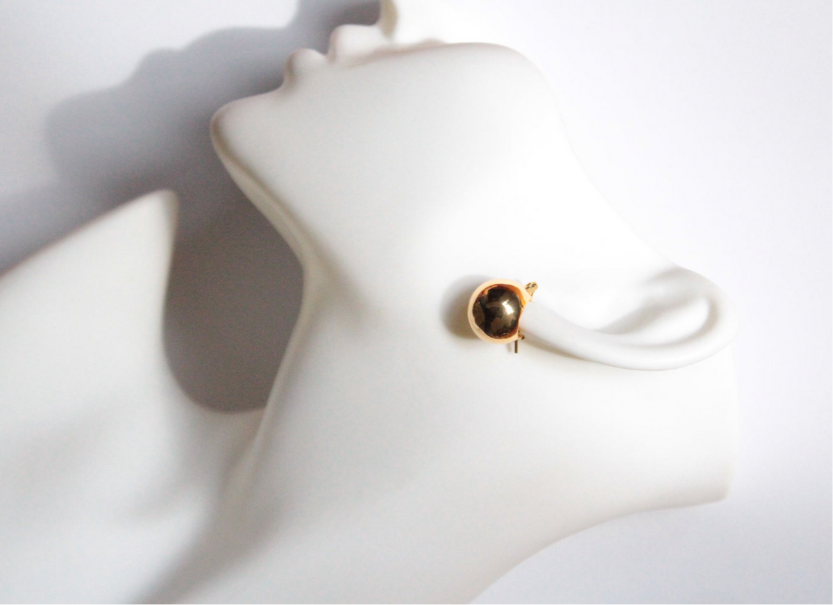 Kusu |  Ball Earrings Gold