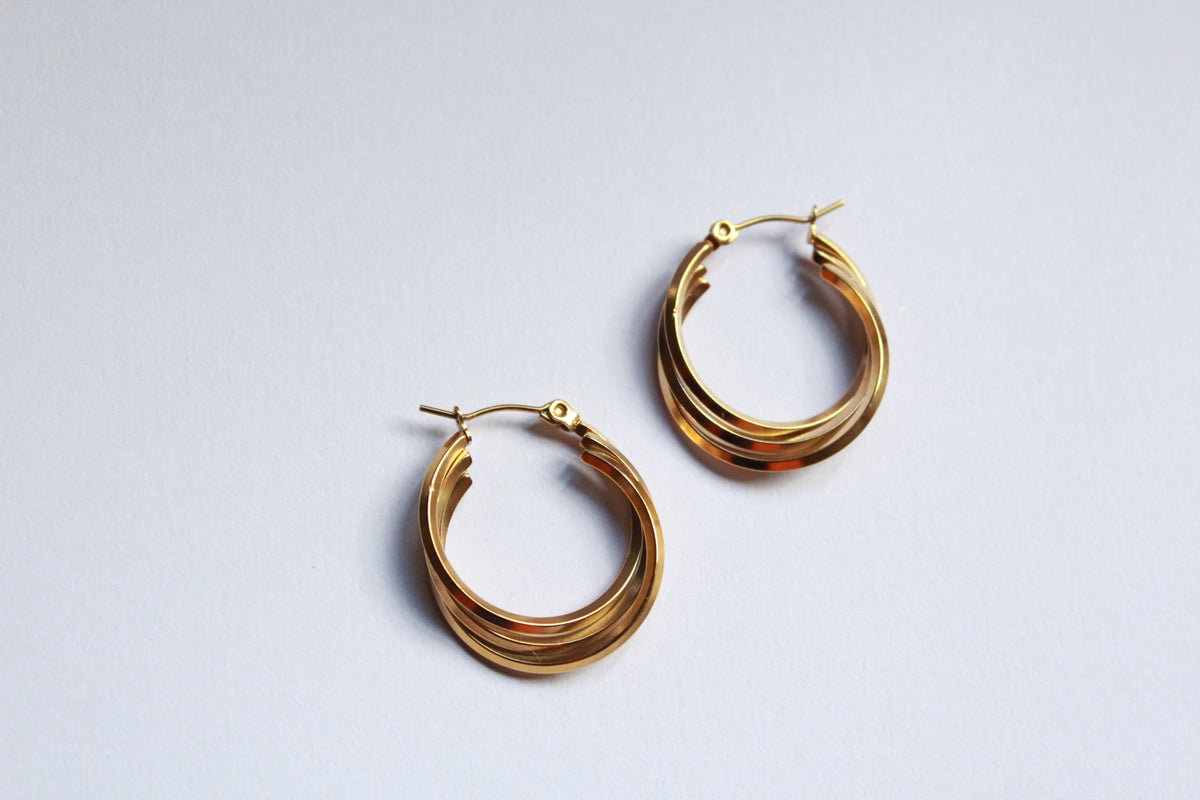 Toki  |  Hoop Earrings Gold