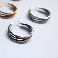 Toki  |  Hoop Earrings Silver