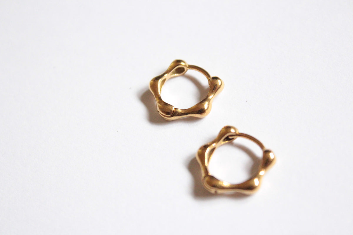 Ponde  |  Hoop Earrings Gold