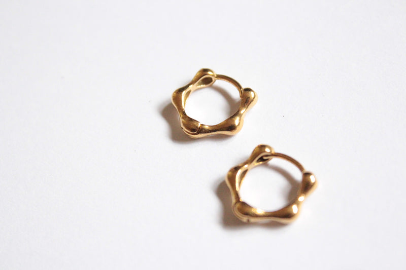 Ponde  |  Hoop Earrings Gold