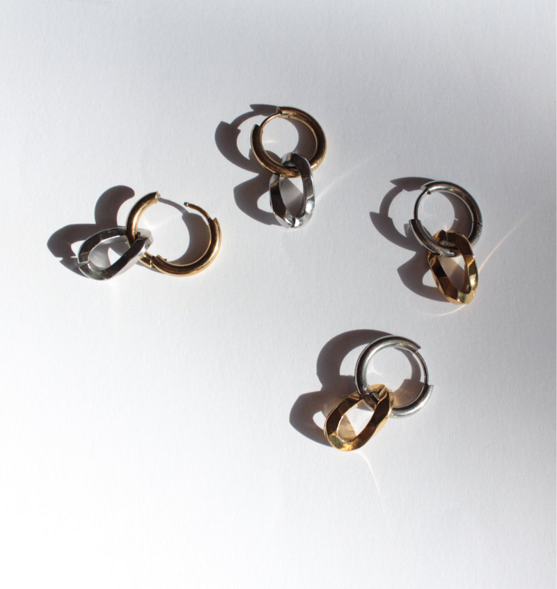 Kumi  |  Hoop Earrings Silver