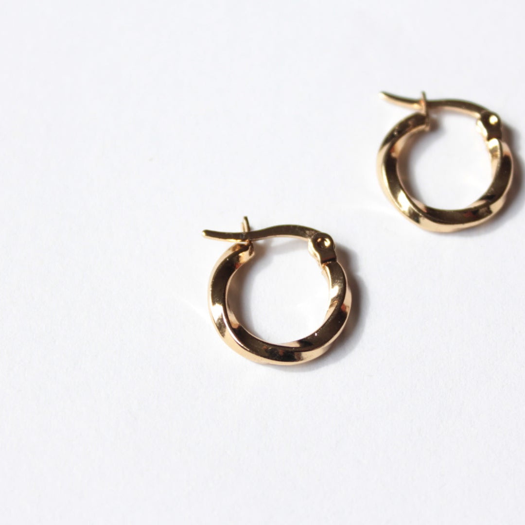 Nazu |  Hoop Earrings Gold