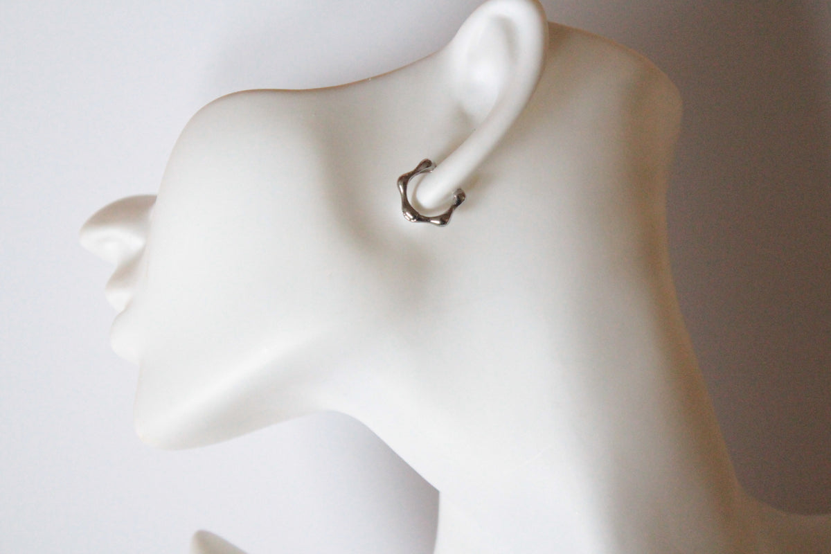 Ponde  |  Hoop Earrings Silver