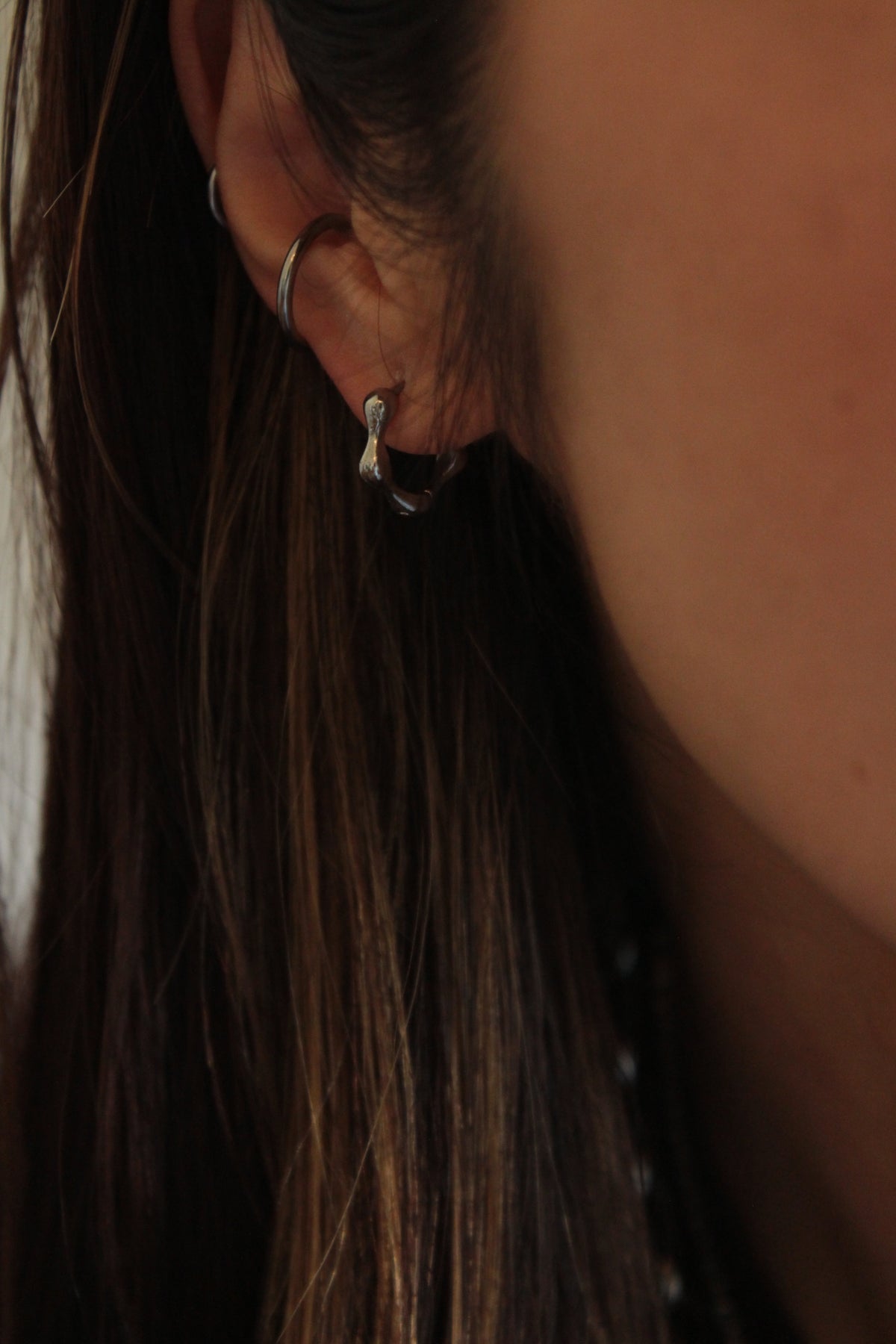 Ponde  |  Hoop Earrings Silver