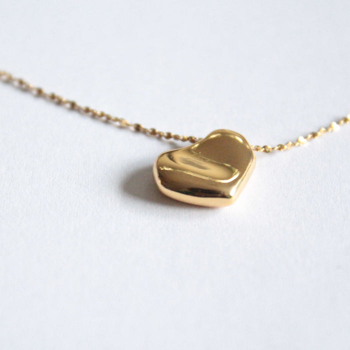Ine | Grain Charm Chain Necklace Gold