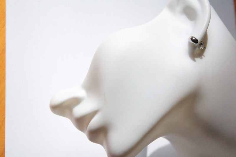 Aoi |  Tear Drops Earrings Silver