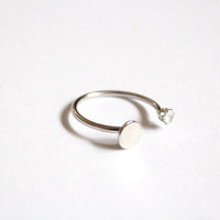 Tsukimi  | Full Moon Ring Silver