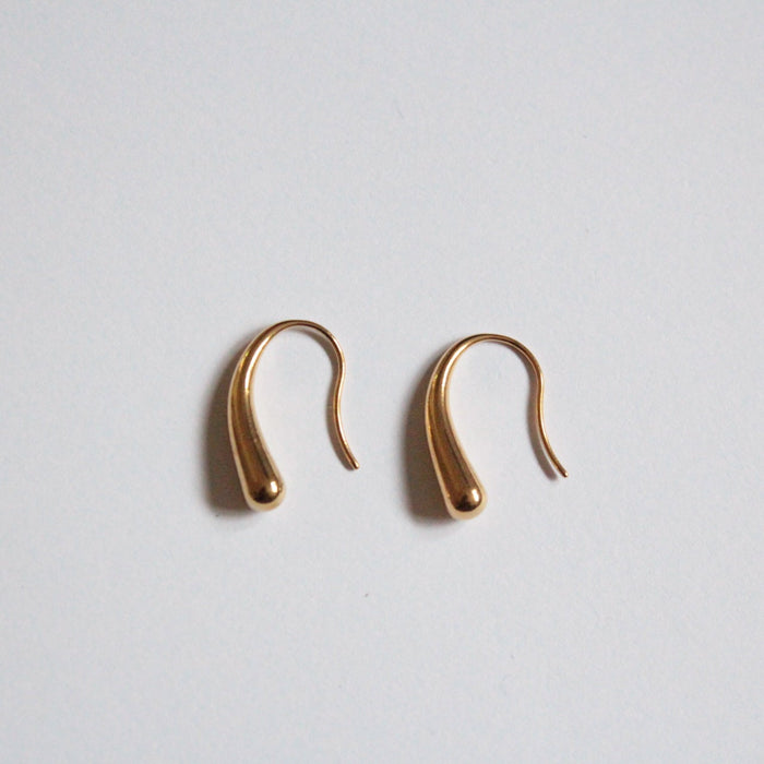 Kaede |  Tear Drops Earrings Gold