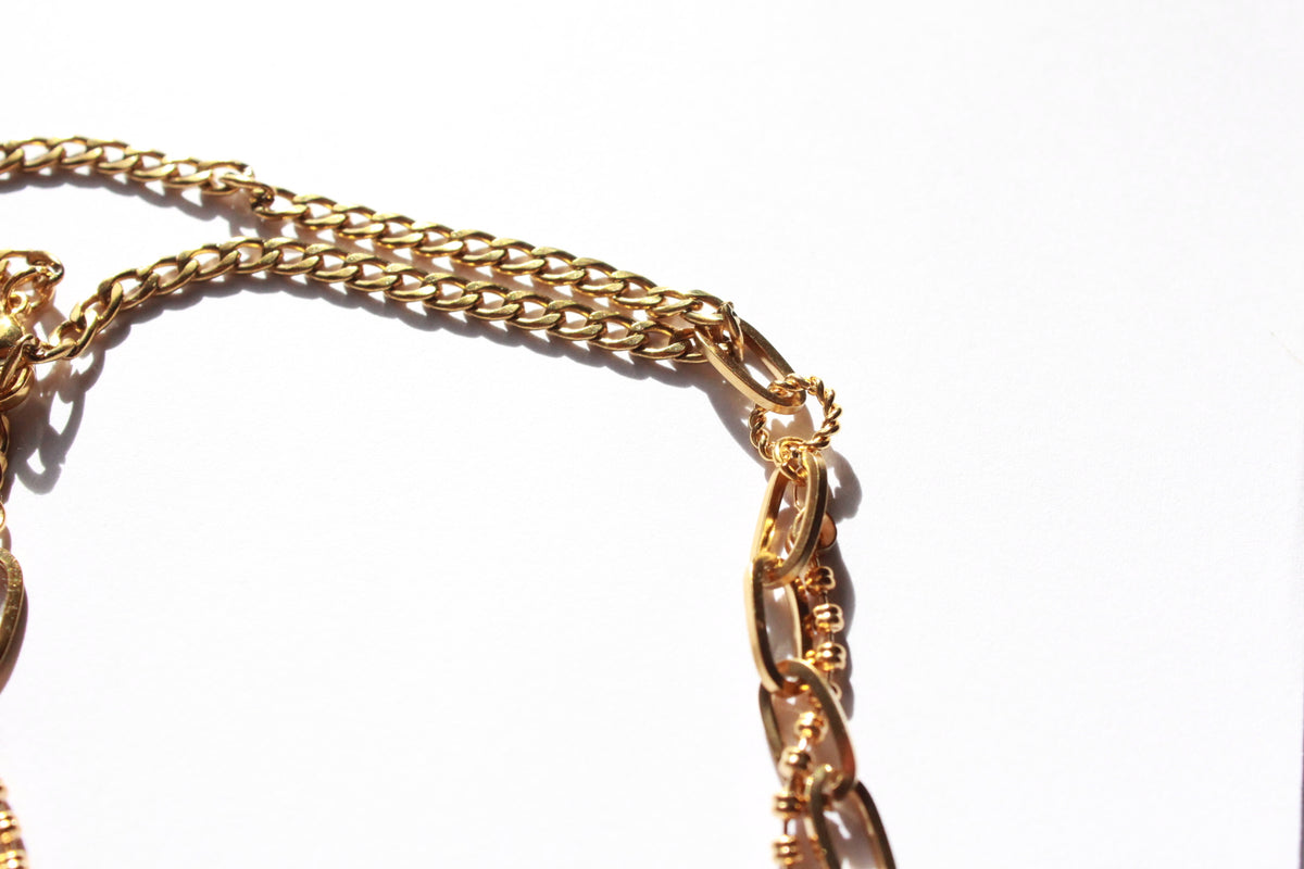 Miyu |  2 Ways Chain Necklace Gold
