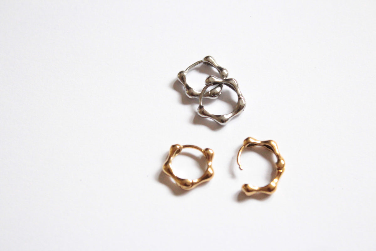 Ponde  |  Hoop Earrings Gold