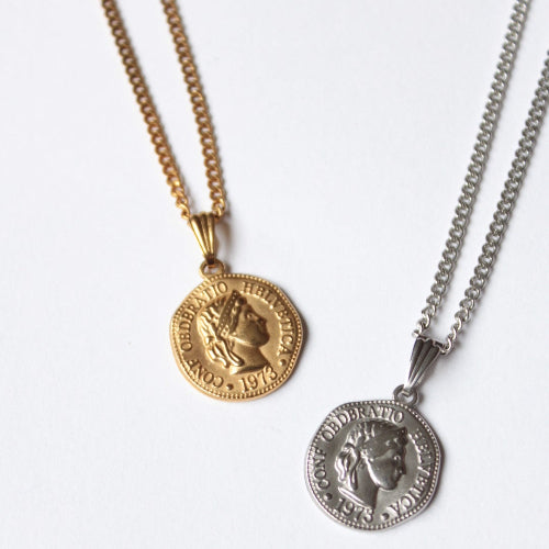 Sensitive skin friendly necklace Gold and Silver made for mum 