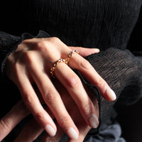 Gold Chain Ring for mum 