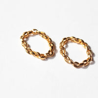Gold chain bold ring gift for mum 