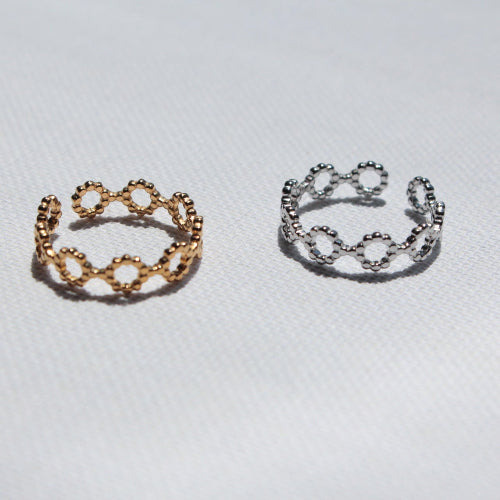 dainty gold and silver rings waterproof dainty design 