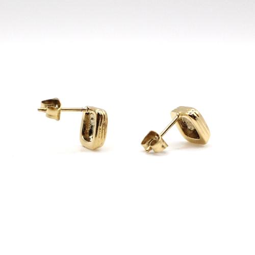 Mums and baby friendly 24k gold plated stainless steel earrings for daily wear 