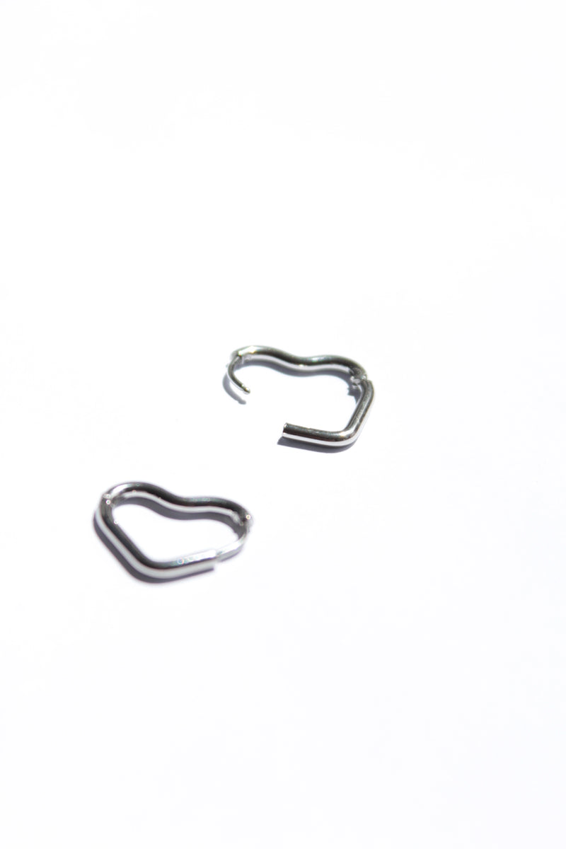 Koko |  Hoop Earrings Silver