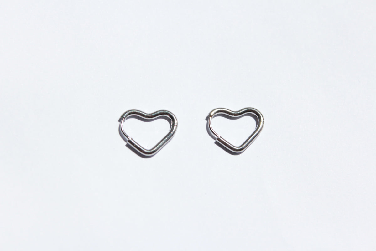 Koko |  Hoop Earrings Silver