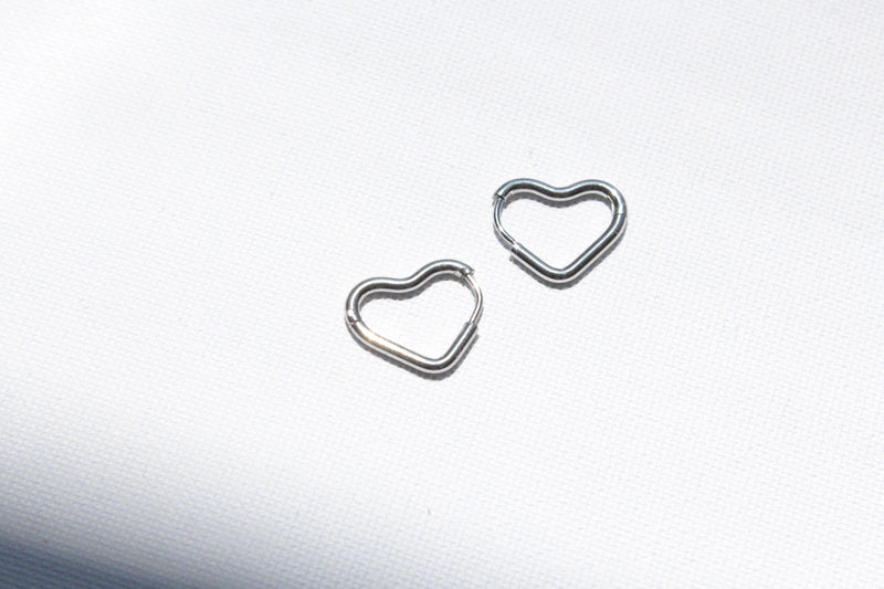 Koko |  Hoop Earrings Silver