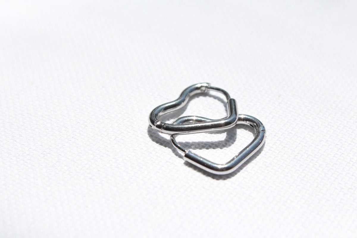 Koko |  Hoop Earrings Silver