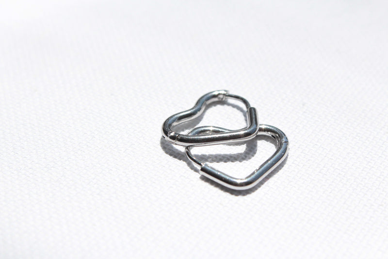 Koko |  Hoop Earrings Silver