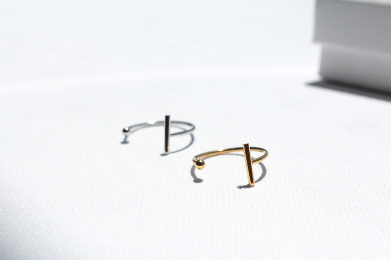 Seri  |  Line Open Ring Gold