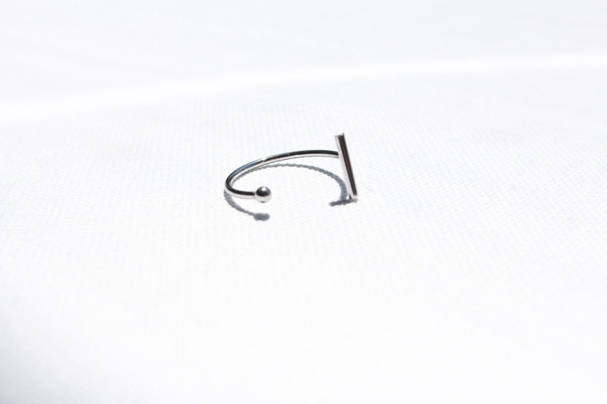 Seri  |  Line Open Ring Silver