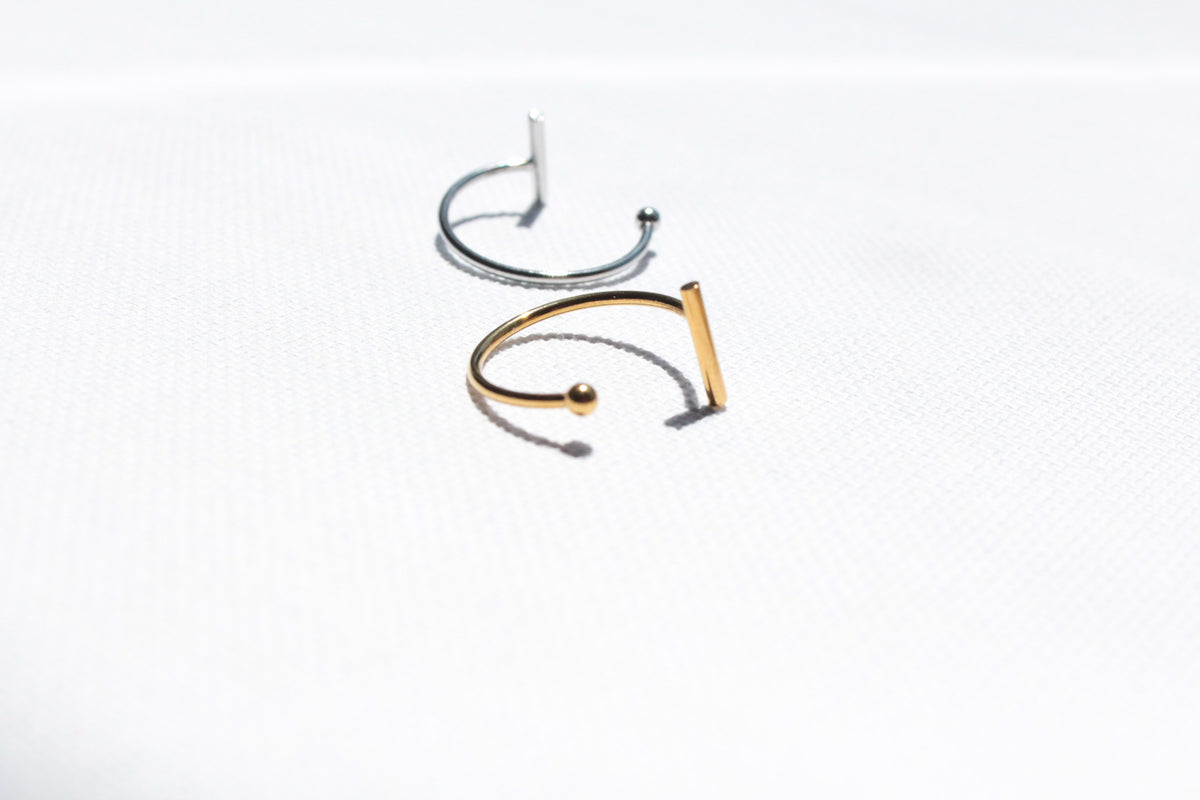 Seri  |  Line Open Ring Gold