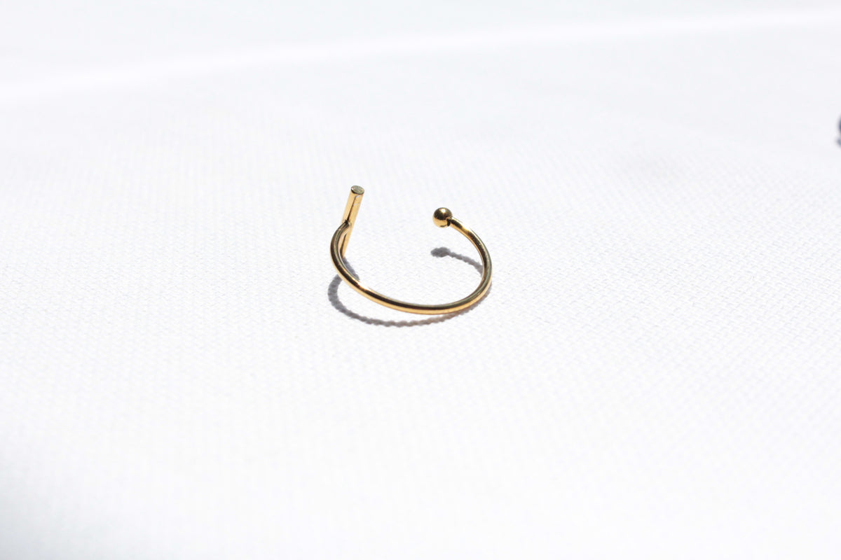 Seri  |  Line Open Ring Gold