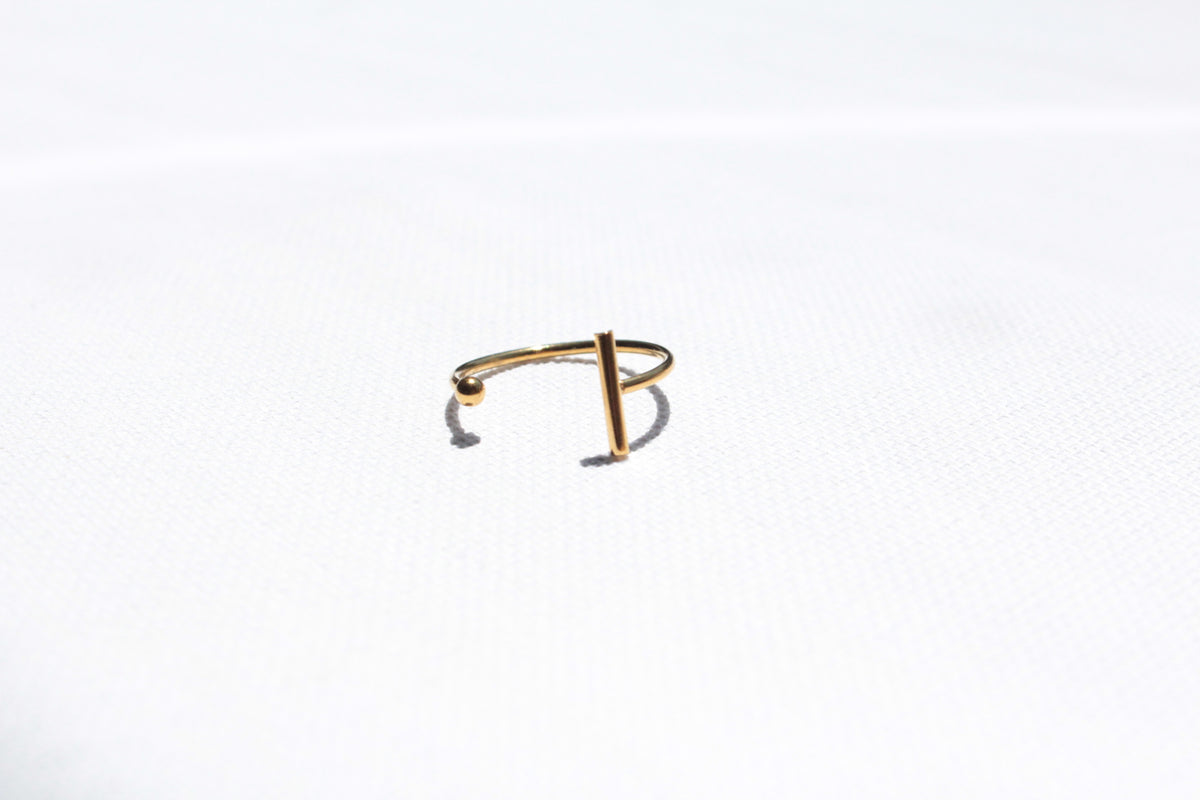 Seri  |  Line Open Ring Gold